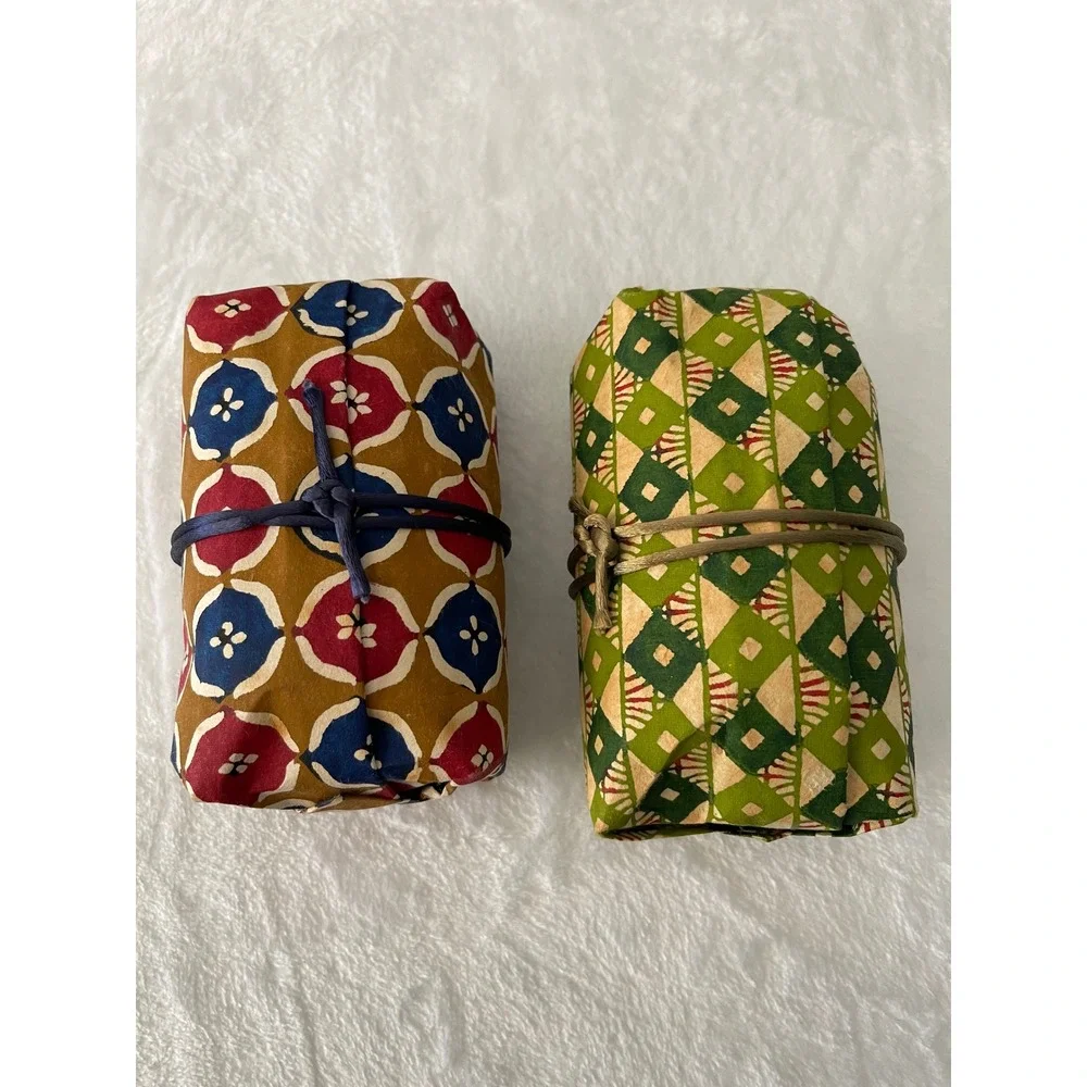 LAFCO New York Kimono Soap Set Almond Citron Verbena Luxury‎ Scented Bar Soap